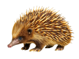 Echidna explores its natural habitat in Australia during daylight png