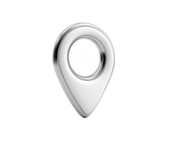 Location pin symbol for navigation and map applications png
