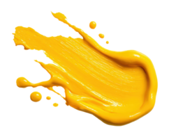 Bright yellow paint texture suitable for artistic projects and design png