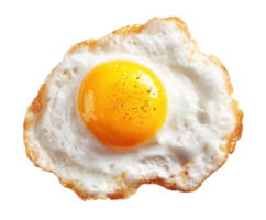 Perfectly cooked sunny side up egg for breakfast enjoyment png