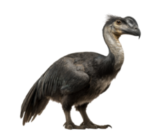 Unique bird species with distinct features in natural habitat setting png