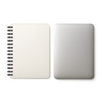 Simple Notebook and Laptop for Creative Writing and Note Taking png