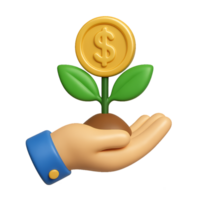 Investment Growth Icon Symbolizing Prosperity and Financial Success png