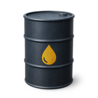 Realistic 3D Oil Barrel Model with Simple Design and Detailing png
