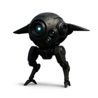 3D Sci-Fi Drone Concept with Unique Design and Futuristic Features png