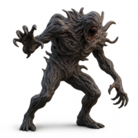 Terrifying Shapeshifting Entity in a Nightmare-Like Setting png