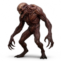 Detailed 3D Alien Creature with Mutations and Unique Features png