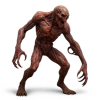 Intriguing 3D Alien Creation Showcasing Unique Mutation Features png