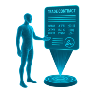 Holographic Interface for Trade Contract Display and Interaction png