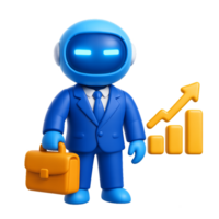 Future Business Strategies with Innovative AI Representation Concept png