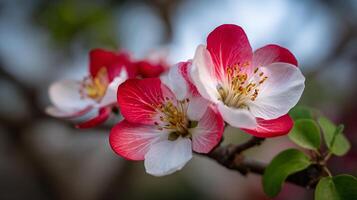 Radiant spring flower in dreamy sunlight photography scene photo