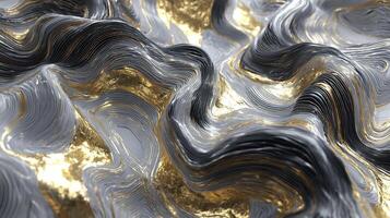 Photorealistic high quality luxury background with smooth wave design photo