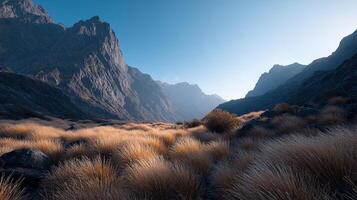 Outdoor scenery captured in photorealistic color photography photo