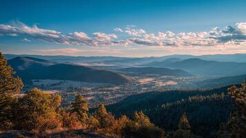Light and texture in vivid landscape photography photo
