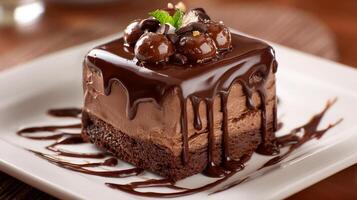 High clarity dessert image with textures photo