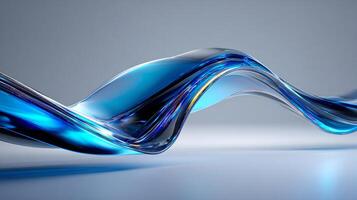 Photorealistic smooth wave abstract luxury background with texture details photo