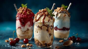 High resolution photo of tasty dessert