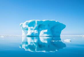Curved Iceberg in Sunlight photo