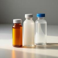 Pharmaceutical Sample Bottles Display photo