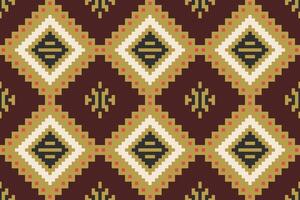 Abstract Ethnic Korean Traditional Pattern Meaningfolk Embroidery, Aztec Geometric Ornament Print. Design for Carpet, Wallpaper, Clothing, Wrapping, Fabric vector