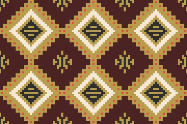 Abstract Ethnic Korean Traditional Pattern Meaningfolk Embroidery, Aztec Geometric Ornament Print. Design for Carpet, Wallpaper, Clothing, Wrapping, Fabric