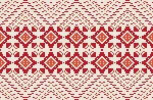 Classic Abstract Seamless Geometric Patternfolk Embroidery, Aztec Geometric Ornament Print. Design for Carpet, Wallpaper, Clothing, Wrapping, Fabric vector