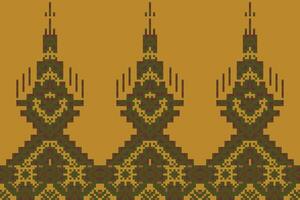 Geometry Shapes Korean Traditional Pattern Namefolk Embroidery, Aztec Geometric Ornament Print. Design for Carpet, Wallpaper, Clothing, Wrapping, Fabric vector