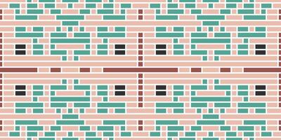Indonesia Geometric Patterns Mathfolk Embroidery, Aztec Geometric Ornament Print. Design for Carpet, Wallpaper, Clothing, Wrapping, Fabric vector