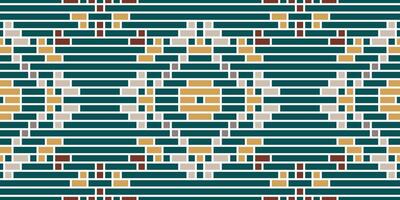 Tribal Geometric Patterns Examplesfolk Embroidery, Aztec Geometric Ornament Print. Design for Carpet, Wallpaper, Clothing, Wrapping, Fabric vector