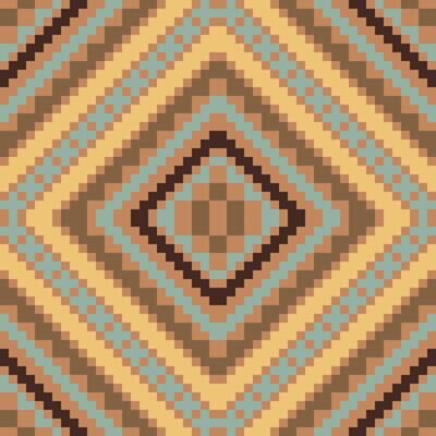 Aztec Pixel Abstract Geometric Pattern Backgroundfolk Embroidery, Aztec Geometric Ornament Print. Design for Carpet, Wallpaper, Clothing, Wrapping, Fabric