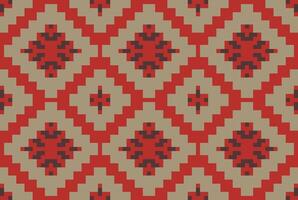 Zigzag Abstract Geometric Pattern With Stripes Linesfolk Embroidery, Aztec Geometric Ornament Print. Design for Carpet, Wallpaper, Clothing, Wrapping, Fabric vector