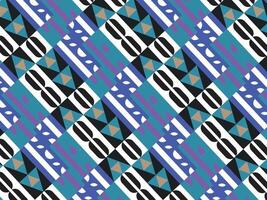geometric flat tropical puzzle background pattern vector