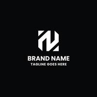 N icon design vector