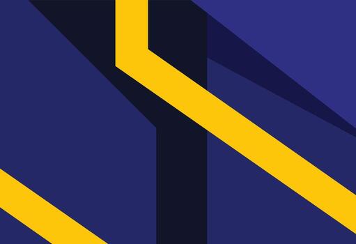 azul y oro agudo resumen diseño vector