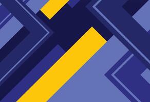 Minimalist Modern Shapes with Yellow Stripes vector