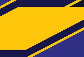 A yellow and blue striped flag with a black and white stripe, Simple Layered Abstract in Bold Colors vector