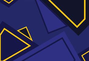 Futuristic Pattern with Simple Geometry, A blue and yellow background with triangles vector