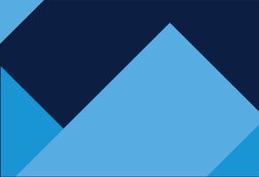 Simple Yet Striking Blue Abstract, A blue and black triangle with a white background vector