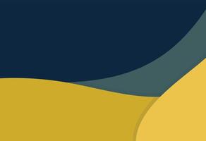 Unique Abstract Ocean Wave Illustration vector