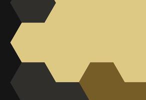 Unique Abstract Hexagon Gold, A black and gold hexagon pattern vector