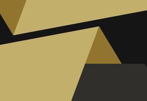 Artistic Gold and Dark Tone Background, A black and gold geometric pattern on a black background vector