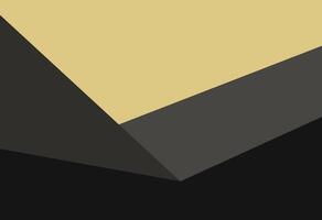 Modern Aesthetic Gold and Triangle Shapes, A black and gold geometric pattern on a black background vector