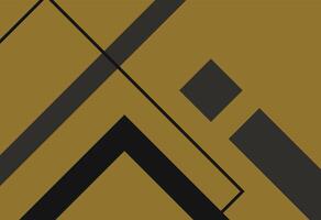 Abstract Dynamic Gold and Dark Composition, A black and gold geometric pattern with triangles vector