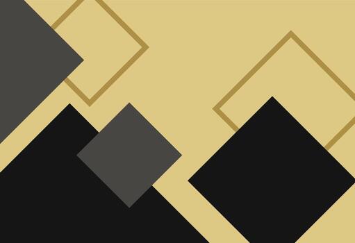 Abstract Visual Gold and Dark Combination, A black and gold geometric pattern vector