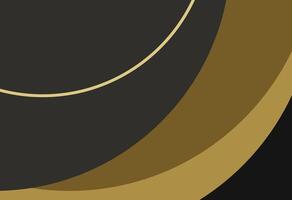 Simple Yet Striking Gold Abstract, A black and gold abstract background with a curved line vector