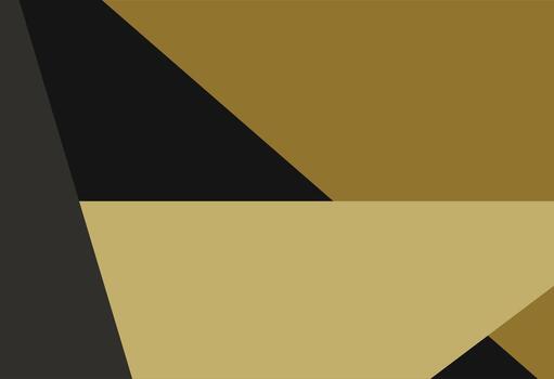 suave resumen formas oro y sombra, un negro y oro geométrico modelo vector