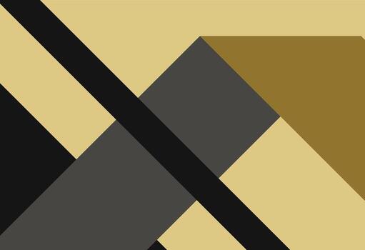 sofisticado oro y gris resumen obra de arte, un negro y oro geométrico modelo con un diagonal línea vector