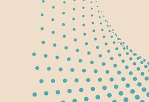 Unique Abstract Teal Dot Repeat, A blue dot pattern on a beige background vector