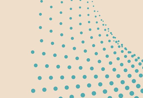 Unique Abstract Teal Dot Repeat, A blue dot pattern on a beige background