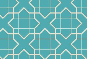 Luxury Geometric Teal Tile Background, A blue and white geometric pattern vector